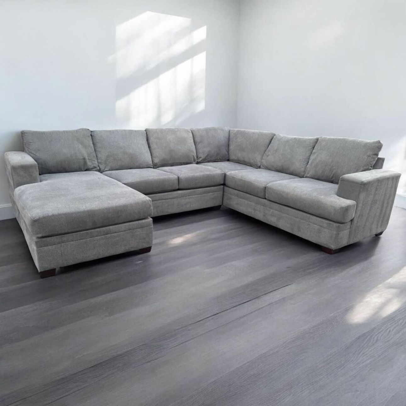 Bonaterra Charcoal Grey Sectional Couch (50% OFF) - We can deliver