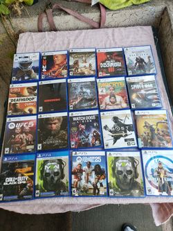$40! Per Game. 2 for $80! 3 for $100! After $100... each game is $30!. 4 games for $120!. The deal $30! Each apply on 4 Games or more. Playstation 5 P