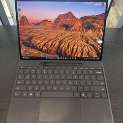 Microsoft Surface Pro, Flex Keyboard, Slim Pen, and Arc Mouse