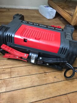 Jumper cable battery charger