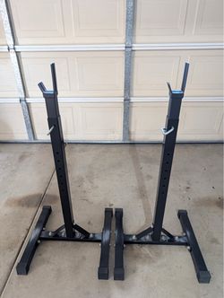 Squat rack stands
