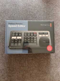 Davinci Resolve Studio with speed editor