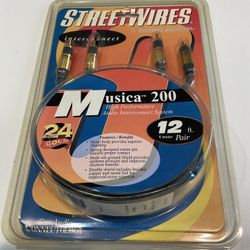 NWT Street Wires High Performance Audio Interconnect System, 12 ‘ Pair