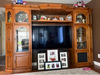 Oak Entertainment center