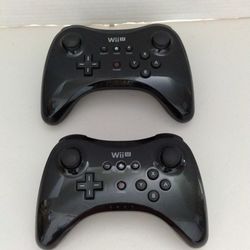 Wii U Pro Controller Wireless Official Nintendo Wup-005 (2 Available)