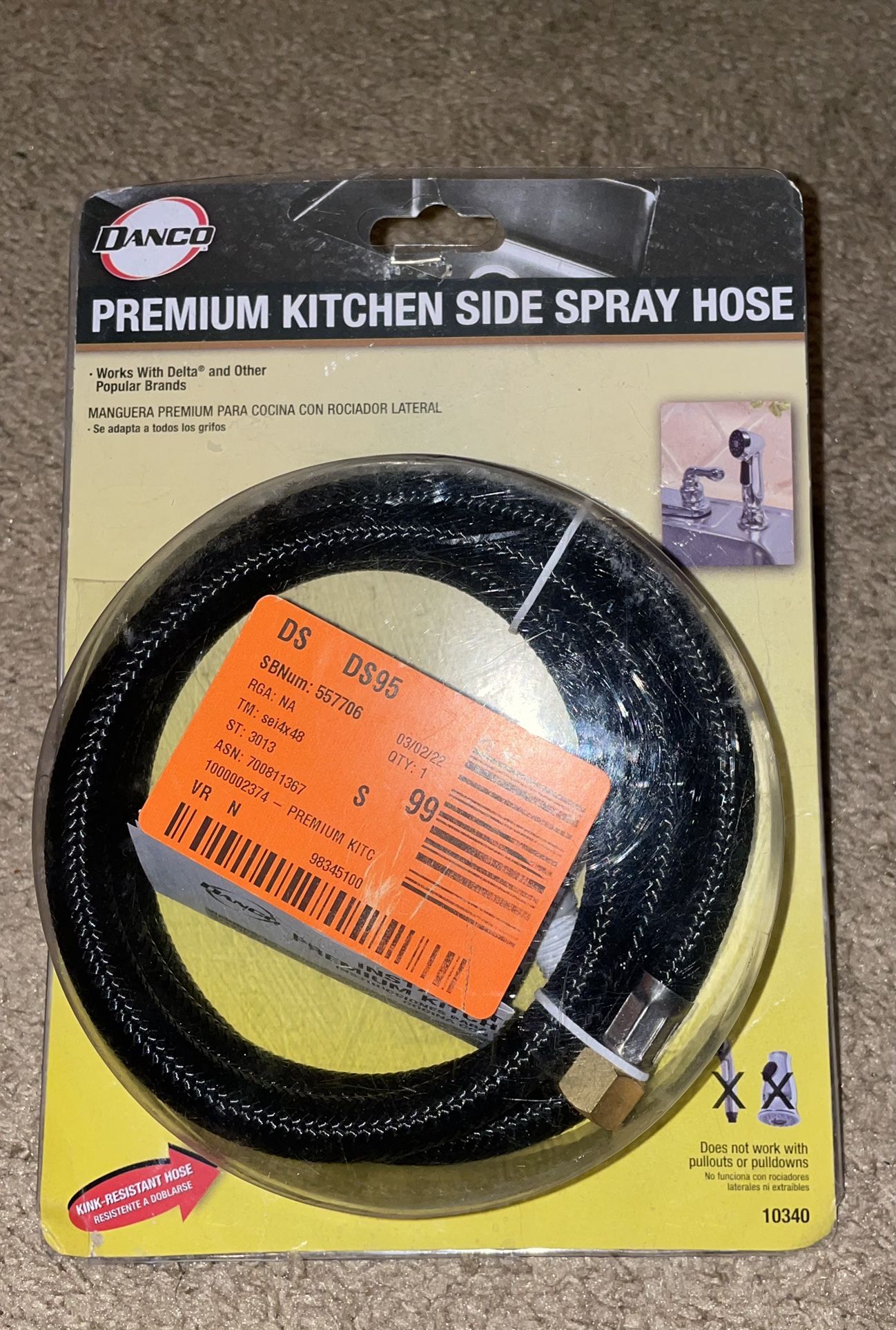 Kitchen Side Spray Hose 