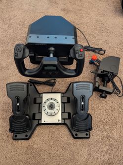 Logitech G Pro Flight Yoke And Rudder Pedals Set