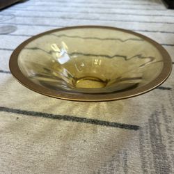 Vintage Gold Plated Bowl