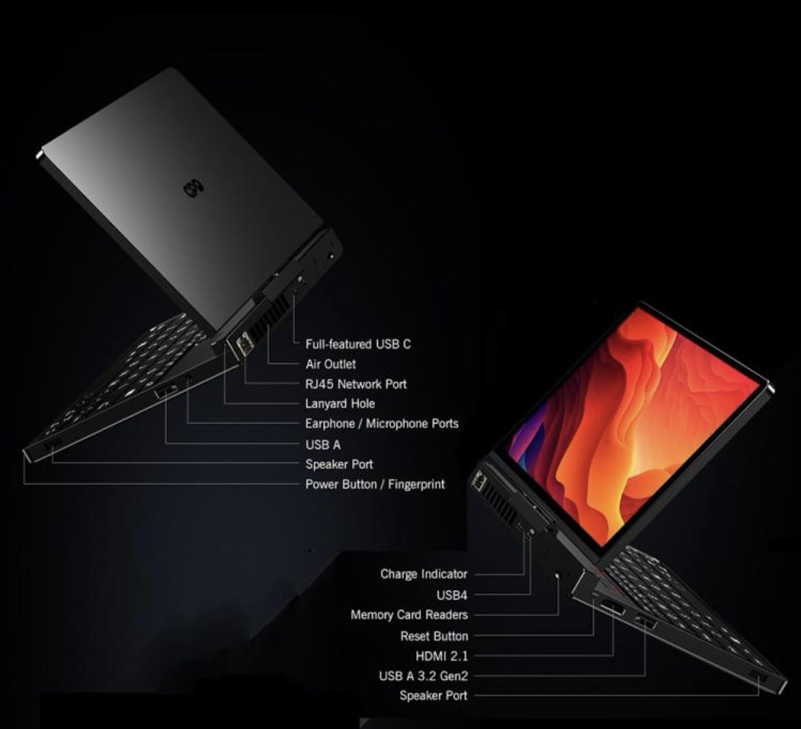 GPD Pocket 4 Handheld Gaming PC, 32GB+2TB, 8.8 inch Windows 11 Home AMD Ryzen AI 9 HX 370, US Plug