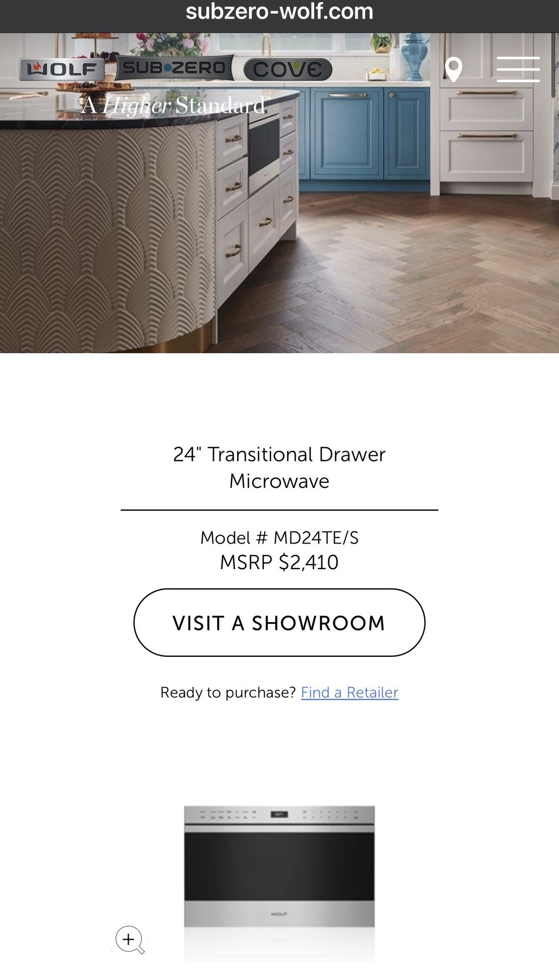 🔥 Wolf 24” Microwave Drawer – Like New! 🔥