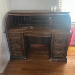 Secretary Desk All Wood 