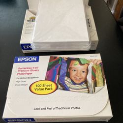 Several Boxes Of Photo Printing Paper - Never Used