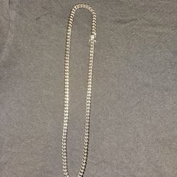 Brand New 22in 8mm Solid Stainless Steel Cuban Chain $120obo