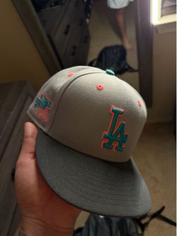 La dodger fitted hat