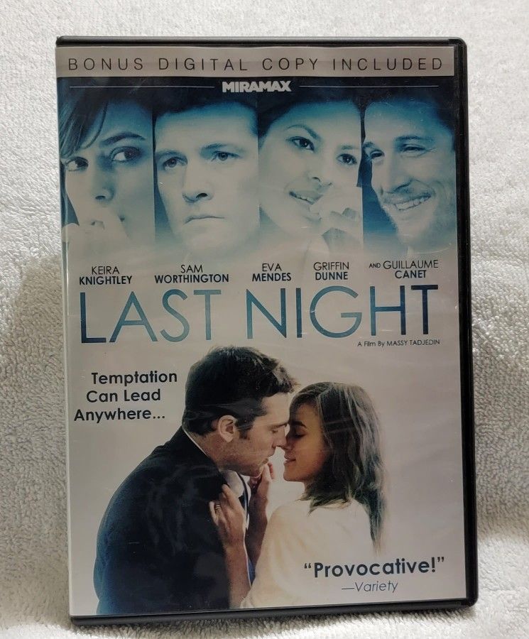 Last Night Dvd W/ Bonus Standard Def With Digital Copy Included