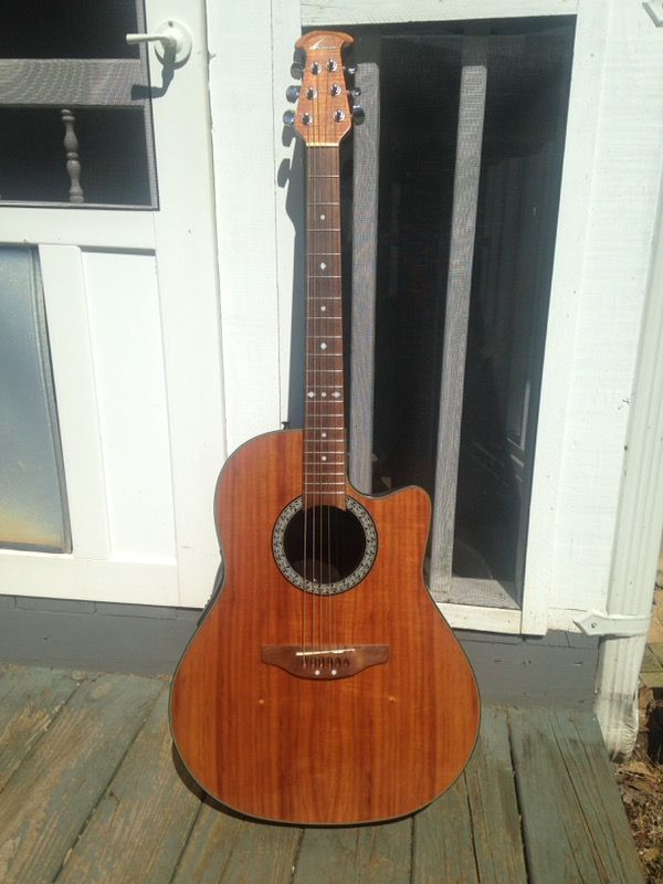 Ovation Celebrity CK047 Koa Top Acoustic Electric Guitar