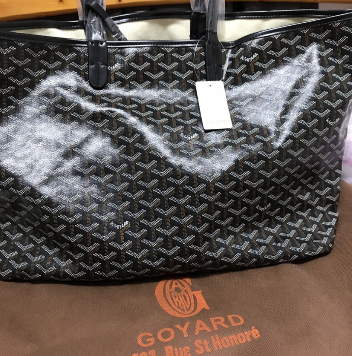 Goyard Saint louis mother and son bag canvas tote ladies shoulder handbag  for Sale in Des Arc, MO - OfferUp