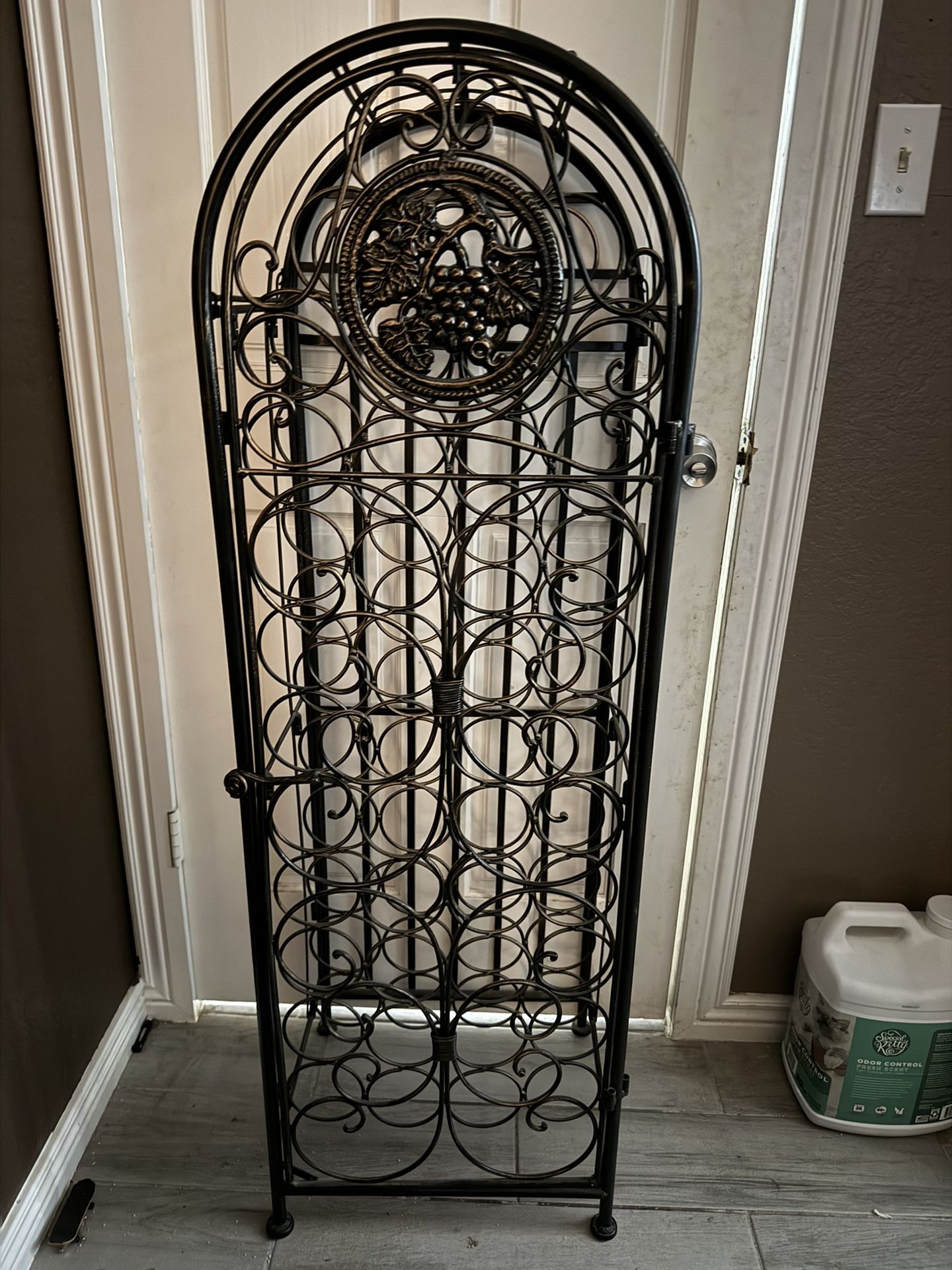 Antique Wine Holder Holds 45 Bottles