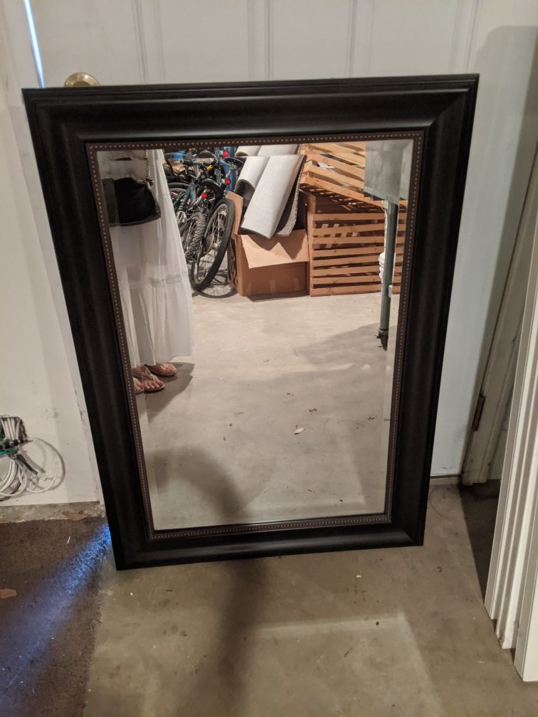 Wall mirror and unique clock for sale