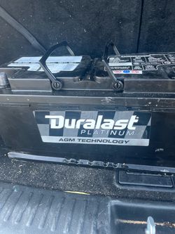 Duralast platinum car battery