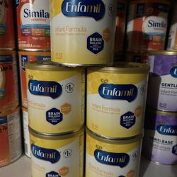 5 Cans Of Enfamil Baby Formula 