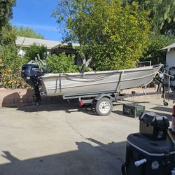 14' Aluminum Boat 