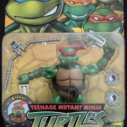 Teenage Mutant Ninja Turtles 2003 Retro REISSUE 2023 Raphael Figure Playmates TNMT