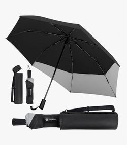 Brand New Compact Umbrella Travel Size with Crossbody Bag