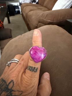 Sterling silver pink opal