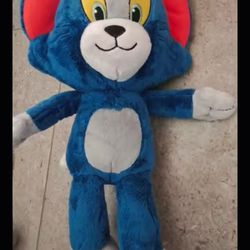 Tom and Jerry 12" Tom Cat Plush Toy – Soft Stuffed Animal – 32cm Classic Cartoon Collectible