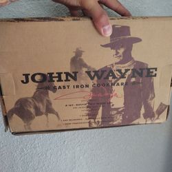 John Wayne cast iron cookware