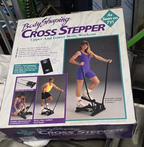 VINTAGE NEW BODY SHAPING CROSS STEPPER