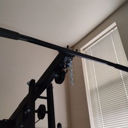 Home Gym with Many Attachments