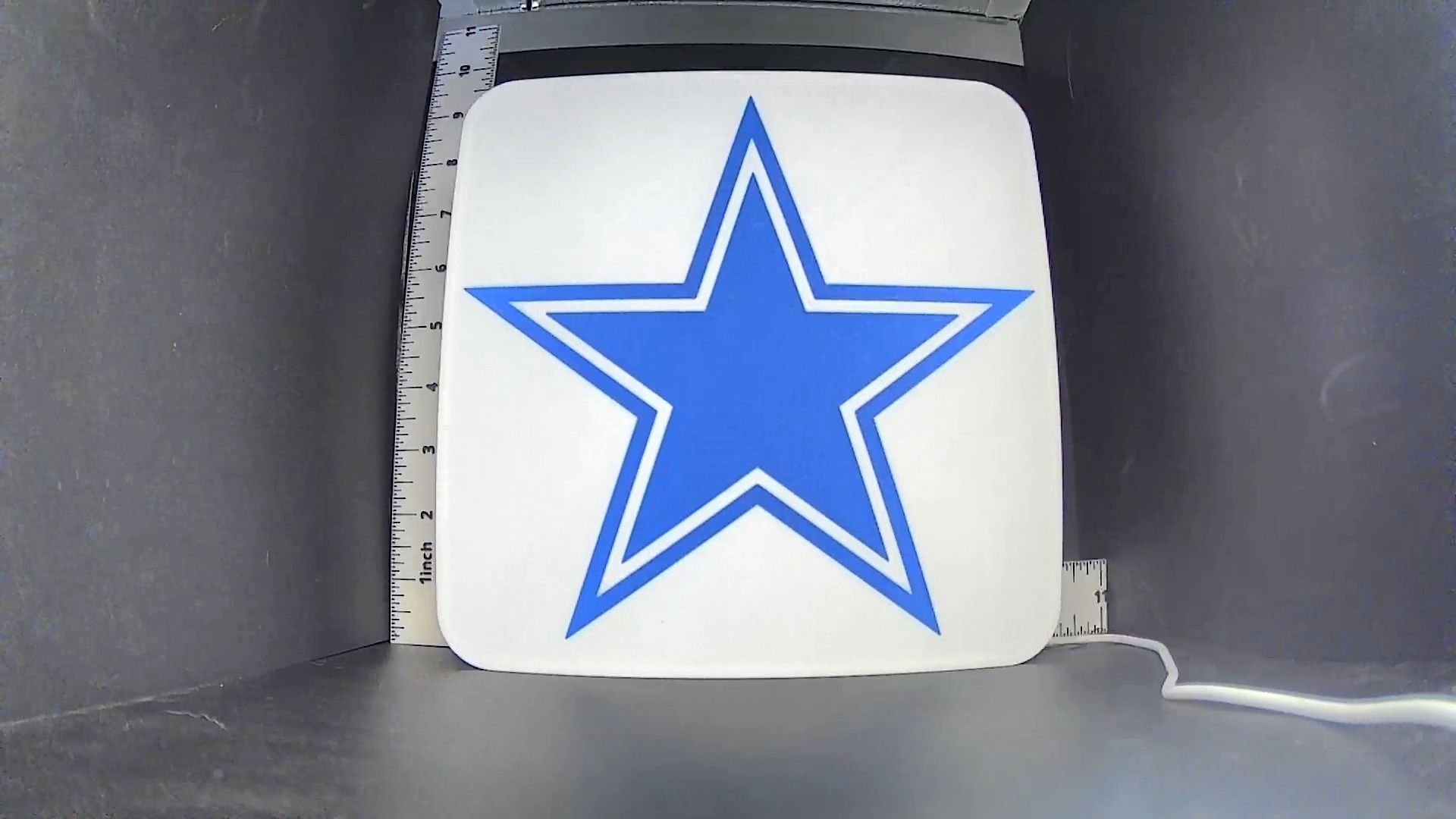 Dallas Cowboys Lightbox (White Border)