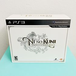 Ni No Kuni: Wrath of the White Witch Wizard’s Edition (PS3, 2013) CIB + SteelBook Case!