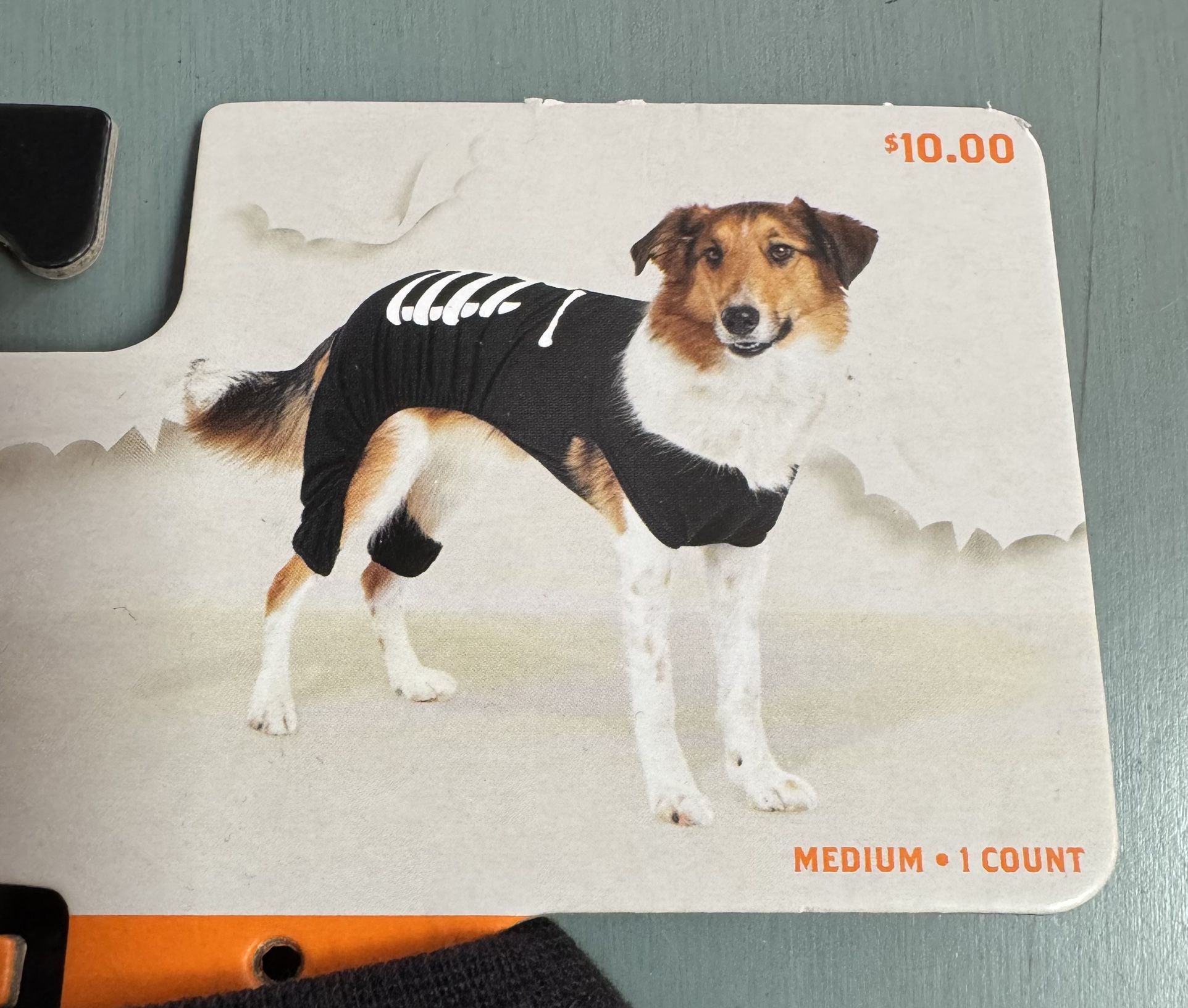 NEW Dog Pet PJ Skeleton Piarte Costume Size M chart is pics just $3