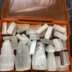 Selenite Towers Mushroom and Sticks Natural Crystal Stone Minerals