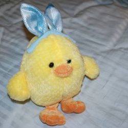  Stuffed Animal - Plush - Duck with Bunny Ears-New!