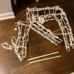 A Nice Christmas Ornament  With Lights For Inside, And Outside ( NO SHIPPING)