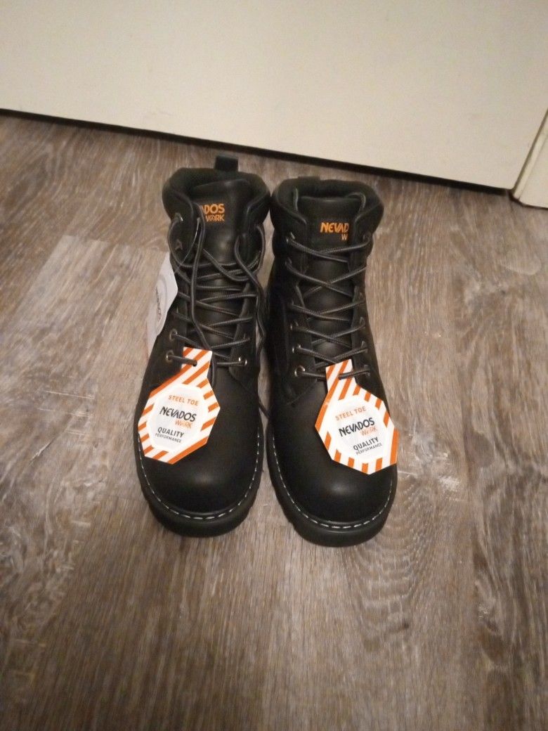 Steel Toe Shoes Size 8