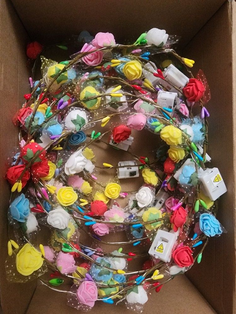 LED Flower Crowns Headbands