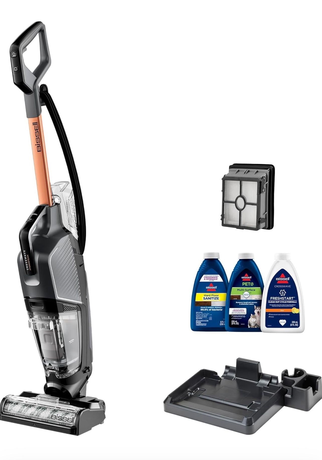 Bissell Crosswave hydro Steam Wet Dry Vacuum 