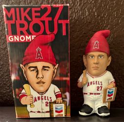Mike Trout #27 Garden Gnome