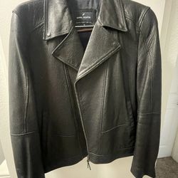Moto Leather Jacket Medium Sheep Skin