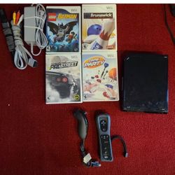 Wii  Console With Games 