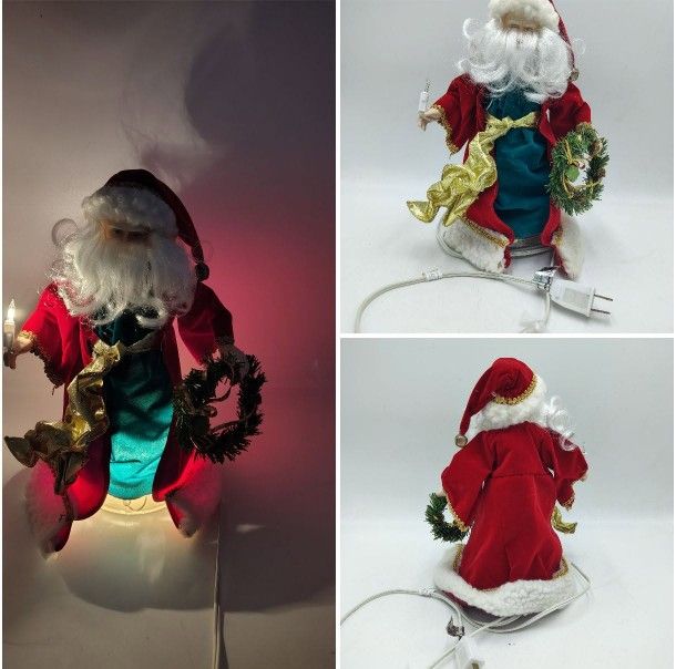 Animation Santa Christmas tree topper 
$10