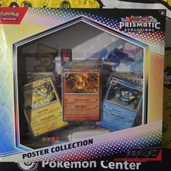 Pokemon TCG Scarlet And Violet Prismatic Evolutions Poster Collection 
