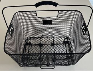 Bike basket for rear