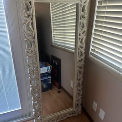 Full length mirror - Rustic White