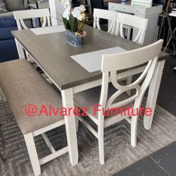 Dining Table Set With Bench